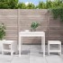 Mesa y sillas de jardín 3 piezas madera maciza de pino