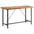 Mesa alta de hierro y madera maciza de acacia 180x70x107