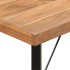 Mesa alta de hierro y madera maciza de acacia 180x70x107