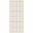 Puerta corredera dorada vidrio ESG esmerilado aluminio
