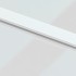 Puerta corredera vidrio templado y aluminio blanca 90x205