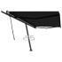Toldo de pie retráctil manual gris antracita 500x300