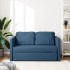 Sofá cama de suelo 2 en 1 tela azul 112x174x55