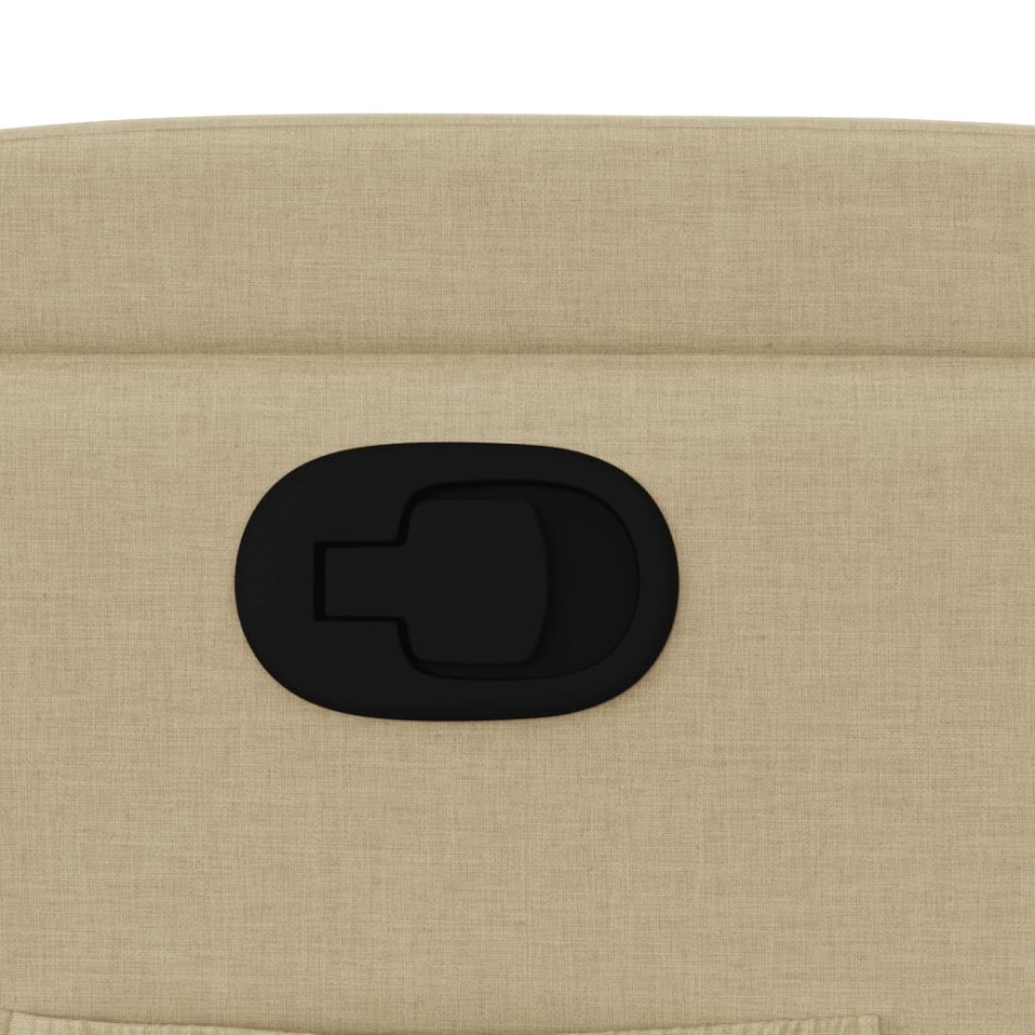 Sillón reclinable de tela