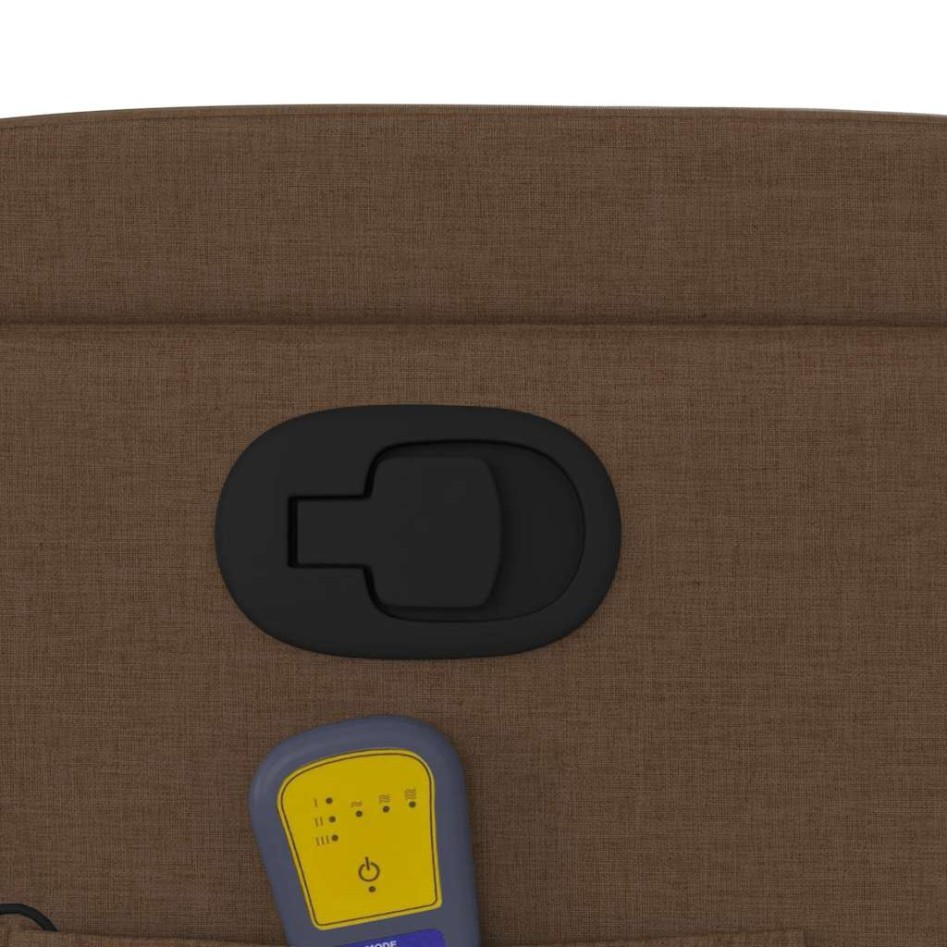 Sillón reclinable con masaje de tela