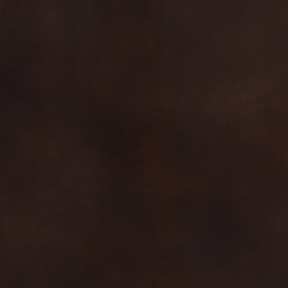 Sillón con diseño de cubo cuero auténtico marrón