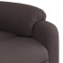 Sillón reclinable de tela marrón