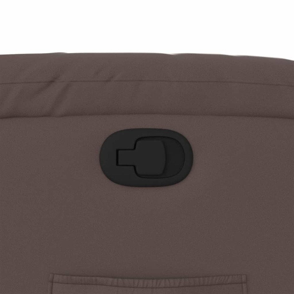 Sillón reclinable de cuero sintético