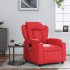 Sillón de masaje reclinable cuero sintético