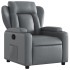 Sillón reclinable de cuero sintético