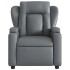 Sillón reclinable de cuero sintético