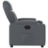 Sillón reclinable de cuero sintético