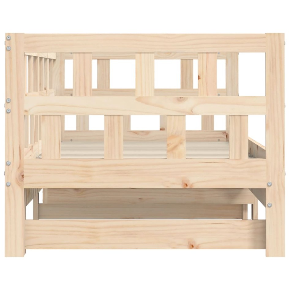 Sofá cama nido madera maciza de pino 80x200