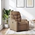 Sillón reclinable de tela