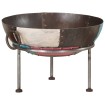 Brasero de hierro 55x55x38 cm