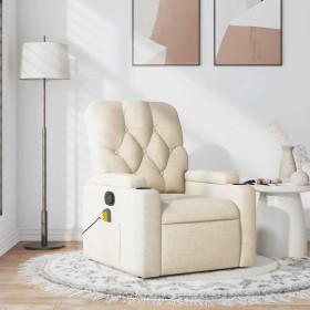 Sillón de masaje reclinable de tela