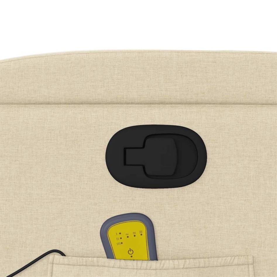 Sillón de masaje reclinable de tela