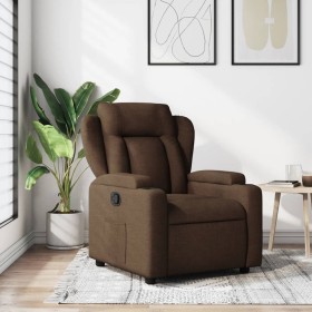 Sillón reclinable de tela