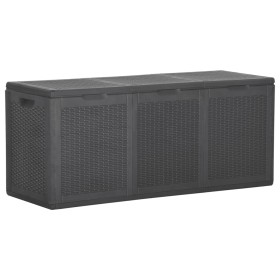 Caja de almacenaje para jardín 270 L PP ratán