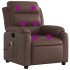 Sillón de masaje reclinable cuero sintético