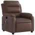 Sillón de masaje reclinable cuero sintético