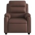 Sillón de masaje reclinable cuero sintético