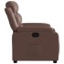 Sillón reclinable de cuero sintético