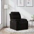 Sillón reclinable de terciopelo
