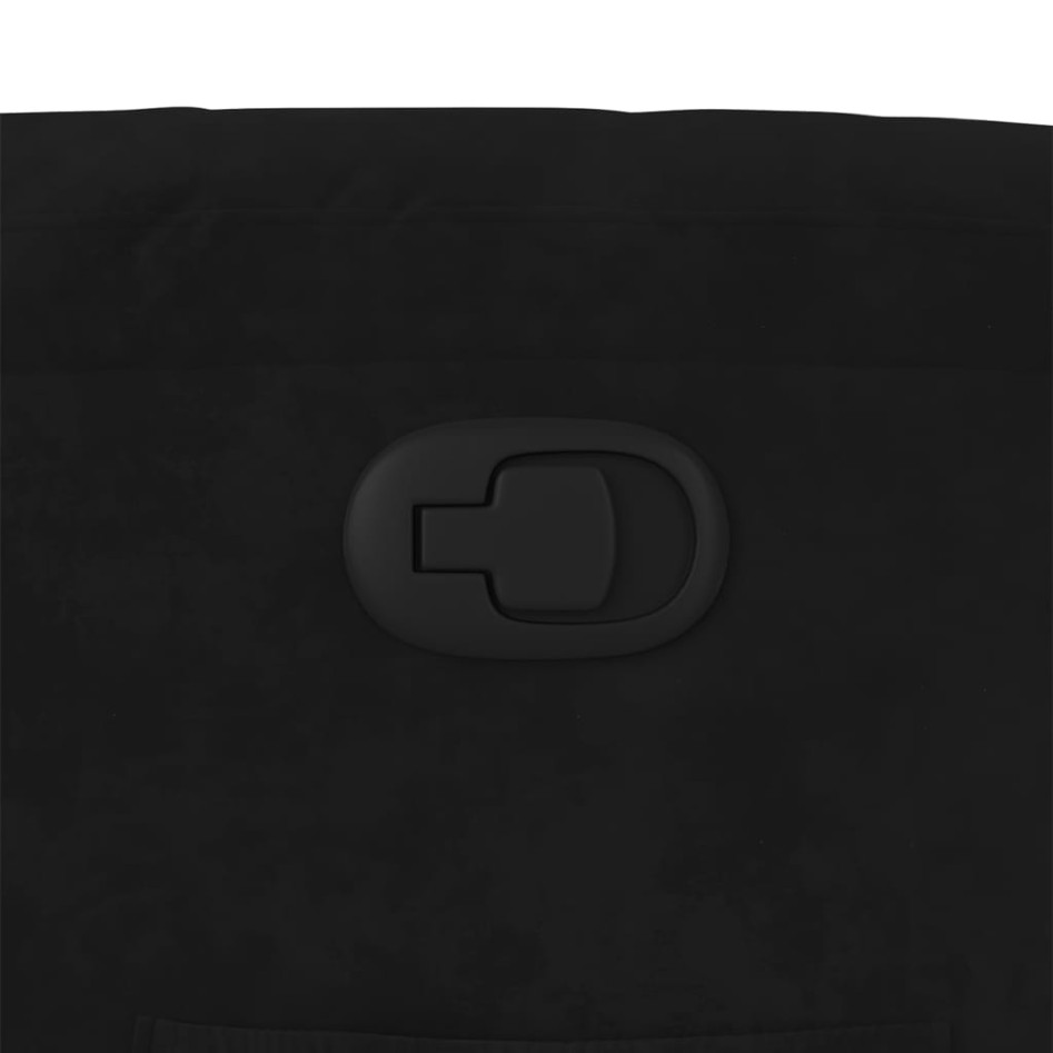 Sillón reclinable de terciopelo