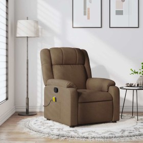Sillón reclinable con masaje de tela