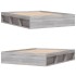 Estructura de cama Sonoma gris 160x200
