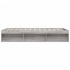 Estructura de cama Sonoma gris 160x200
