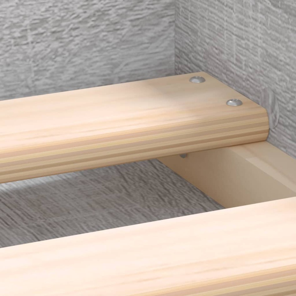 Estructura de cama Sonoma gris 160x200