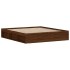 Estructura de cama marrón roble 180x200