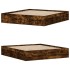Estructura de cama roble ahumado 180x200