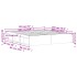 Estructura de cama roble ahumado 180x200