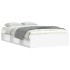 Estructura de cama blanca 120x200