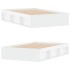 Estructura de cama blanca 120x200