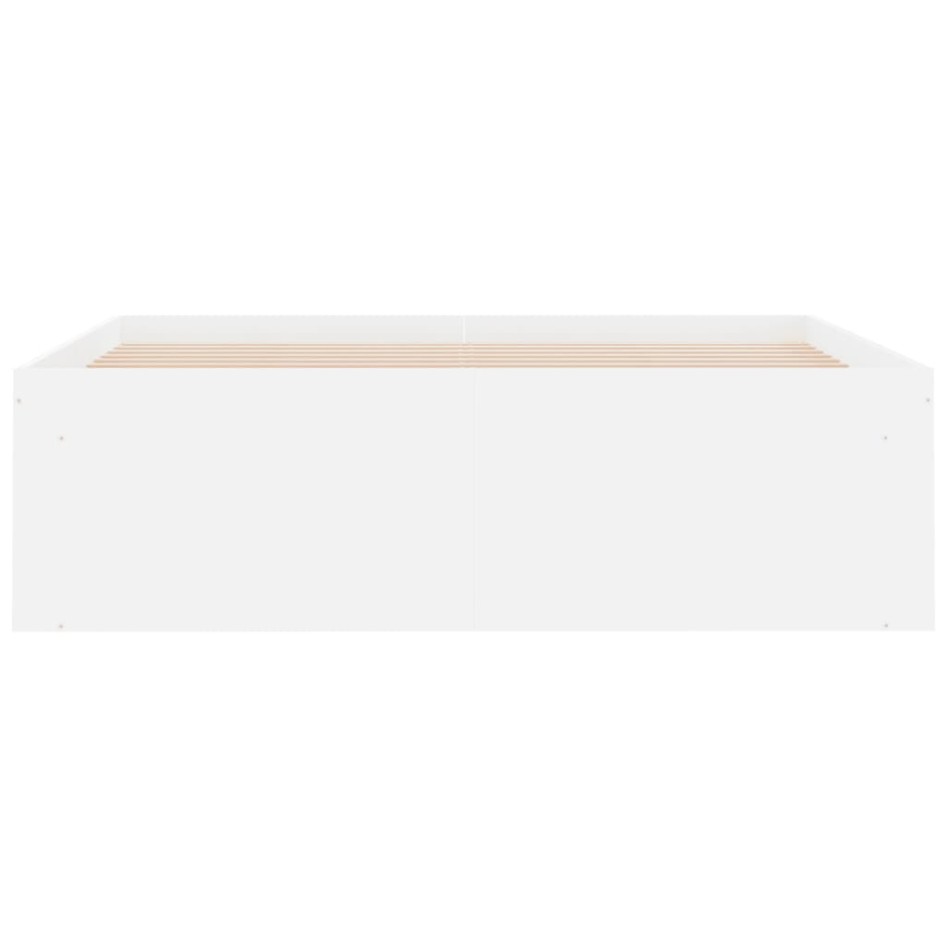 Estructura de cama blanca 120x200