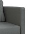 Sofá cama de suelo 2 en 1 tela gris oscuro 112x174x55