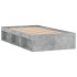 Estructura de cama gris hormigón 90x200