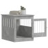 Jaula para perros madera ingeniería gris hormigón 64,5x80x71