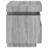 Mesitas de noche con luces LED 2 uds gris Sonoma 40x39x48,5