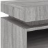Mesitas de noche con luces LED 2 uds gris Sonoma 40x39x48,5