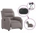 Sillón reclinable eléctrico tela gris