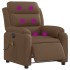 Sillón reclinable de masaje eléctrico tela