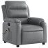 Sillón de masaje reclinable eléctrico cuero sintético