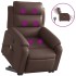 Sillón de masaje elevable eléctrico cuero sintético