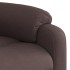 Sillón reclinable elevable tela marrón