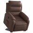 Sillón reclinable elevable cuero sintético